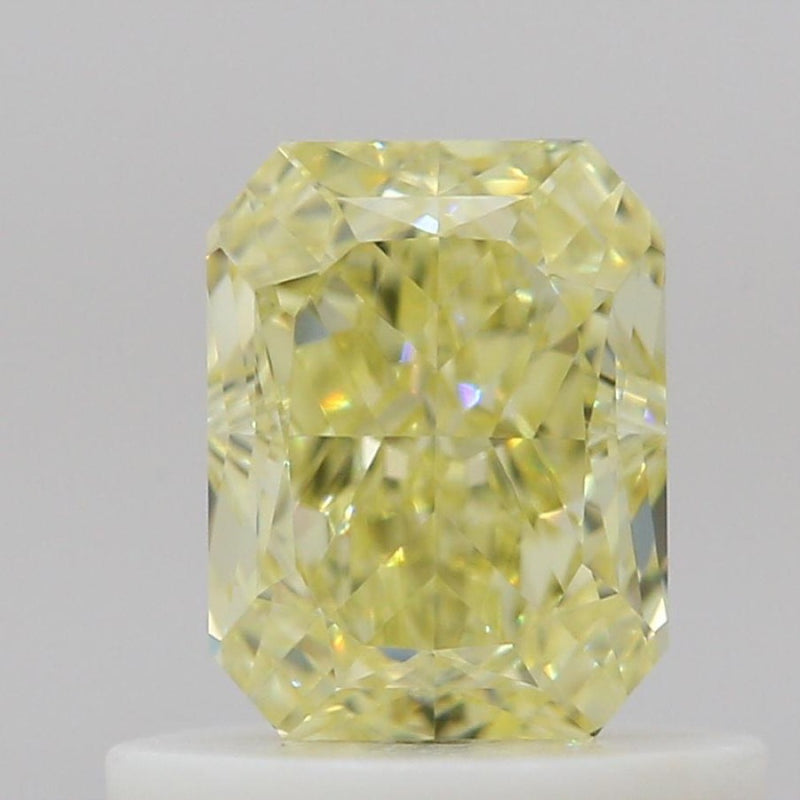 GIA 彩鑽 黃鑽 0.61ct Fancy Light Yellow