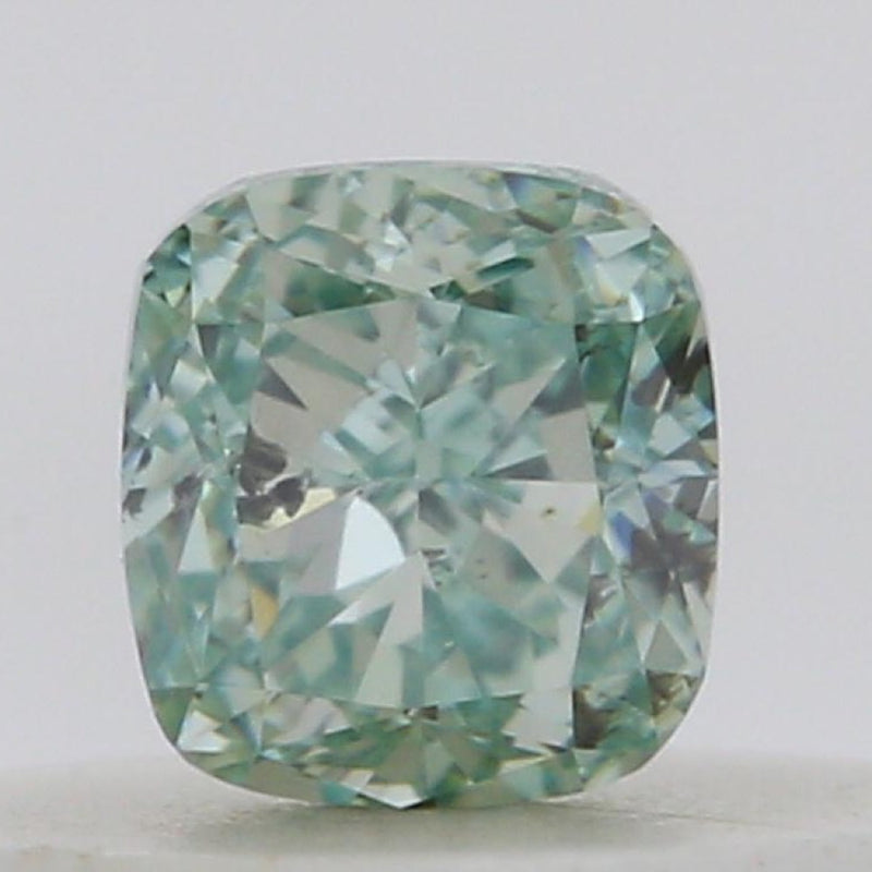 GIA 彩鑽 綠鑽 0.2ct Fancy Intense Bluish Green