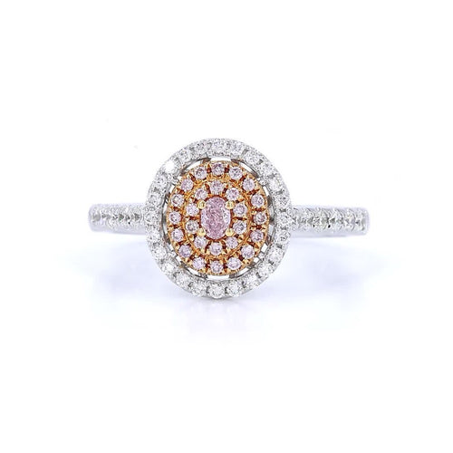 0.05ct Pink Diamond Ring