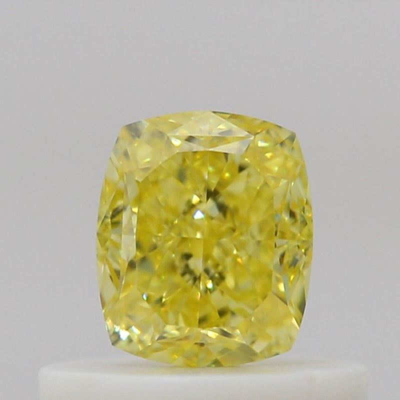 GIA 彩鑽 黃鑽 0.5ct Fancy Intense Yellow