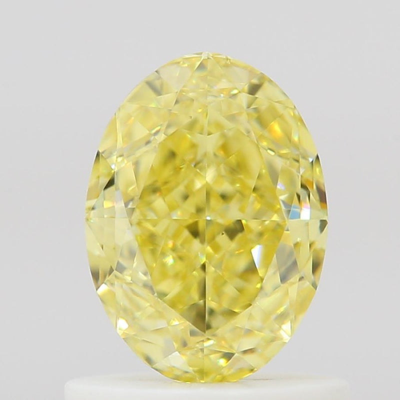 GIA 彩鑽 黃鑽 1.01ct Fancy Intense Yellow