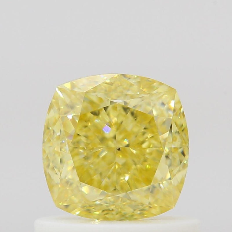 GIA 彩鑽 黃鑽 1.01ct Fancy Intense Yellow