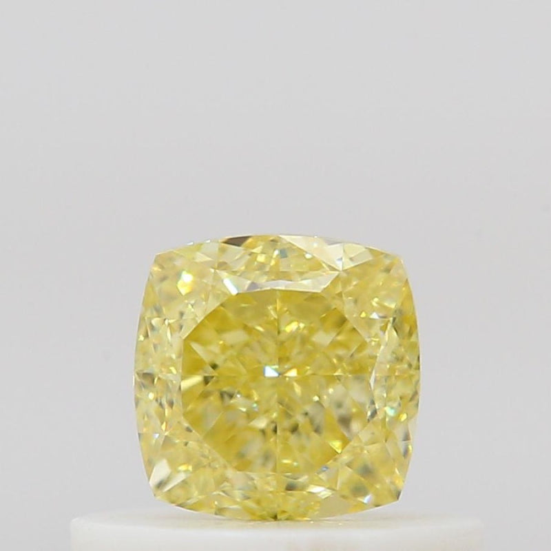 GIA 彩鑽 黃鑽 0.5ct Fancy Intense Yellow