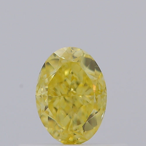 GIA 彩鑽 黃鑽 0.5ct Fancy Intense Yellow