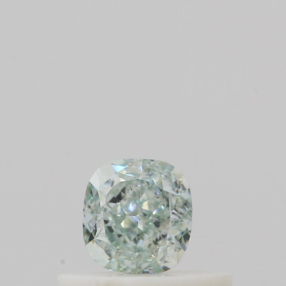 GIA 彩鑽 綠鑽 0.36ct Fancy Blue-green