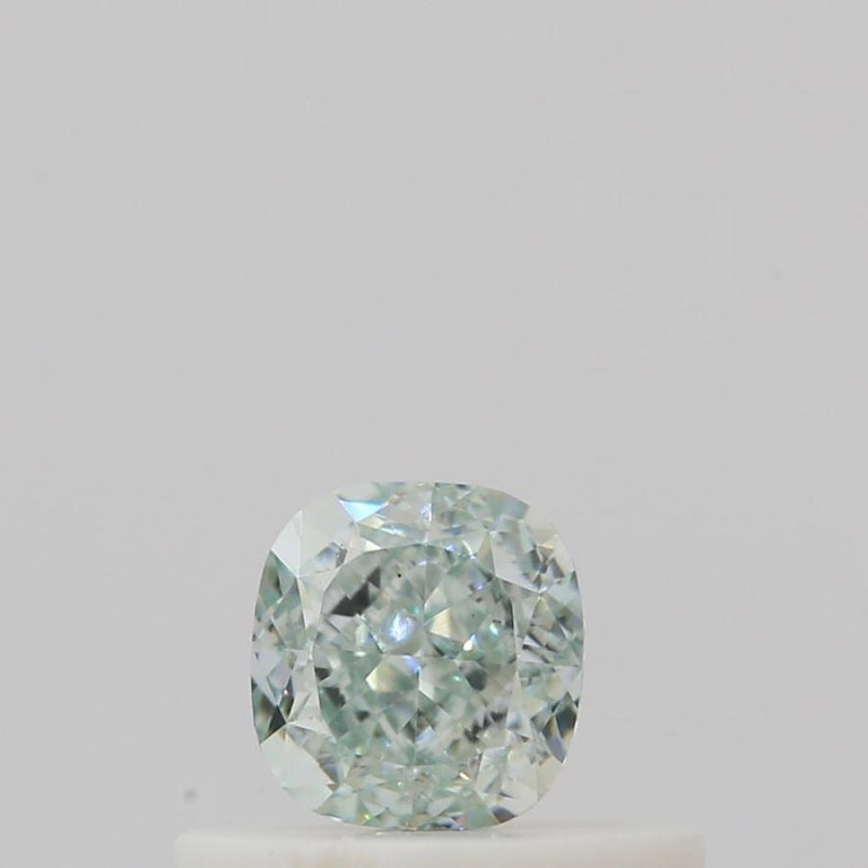 GIA 彩鑽 綠鑽 0.36ct Fancy Blue-green