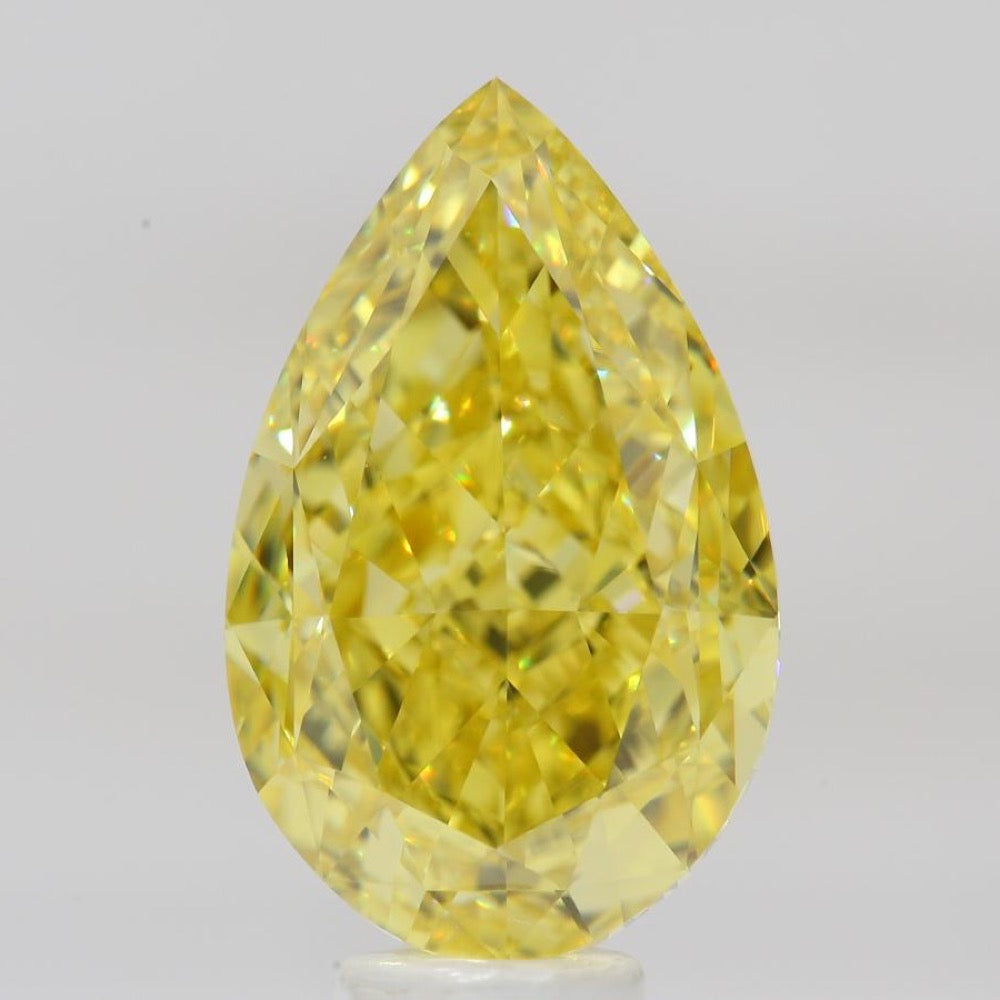 GIA 彩鑽 黃鑽 10.11ct Fancy Vivid Yellow