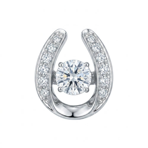 Platinum 0.363ct Diamond Pendant
