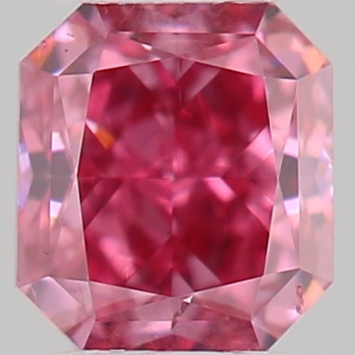 GIA 彩鑽 粉紅鑽 0.08ct Fancy Vivid Purplish Pink