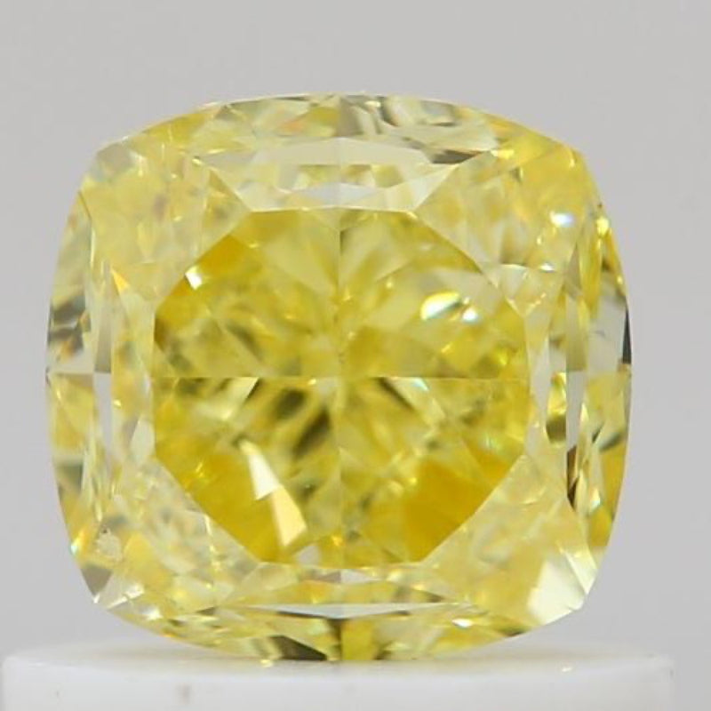 GIA 彩鑽 黃鑽 1ct Fancy Intense Yellow
