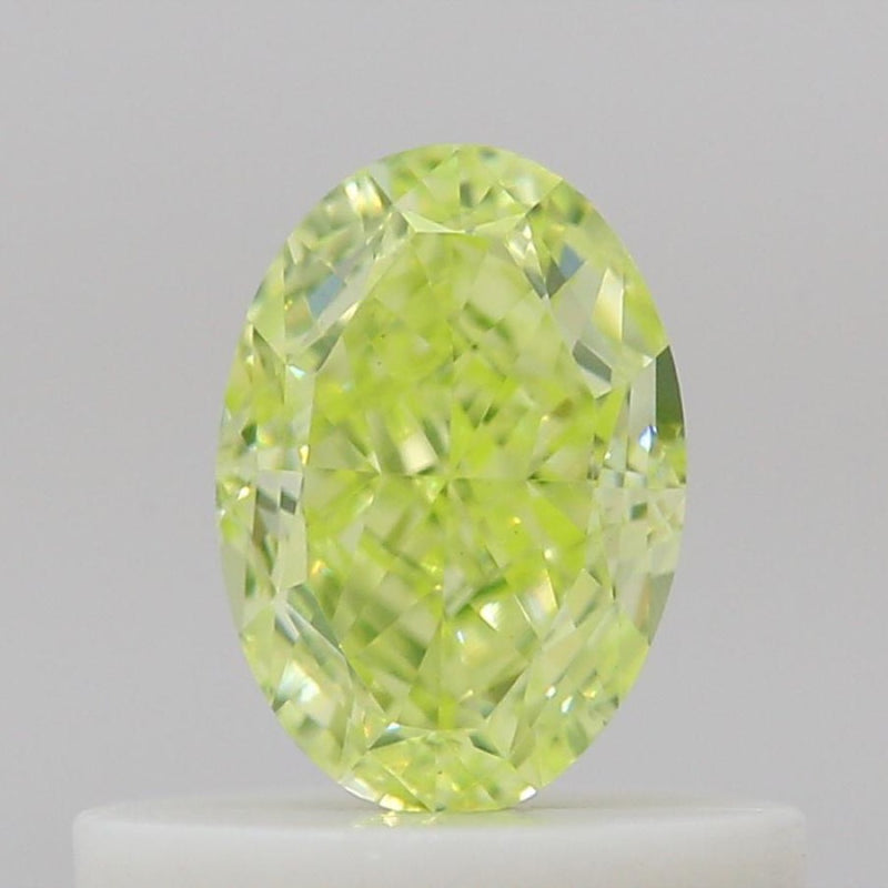 GIA 彩鑽 綠鑽 0.5ct Fancy Intense Yellow-green