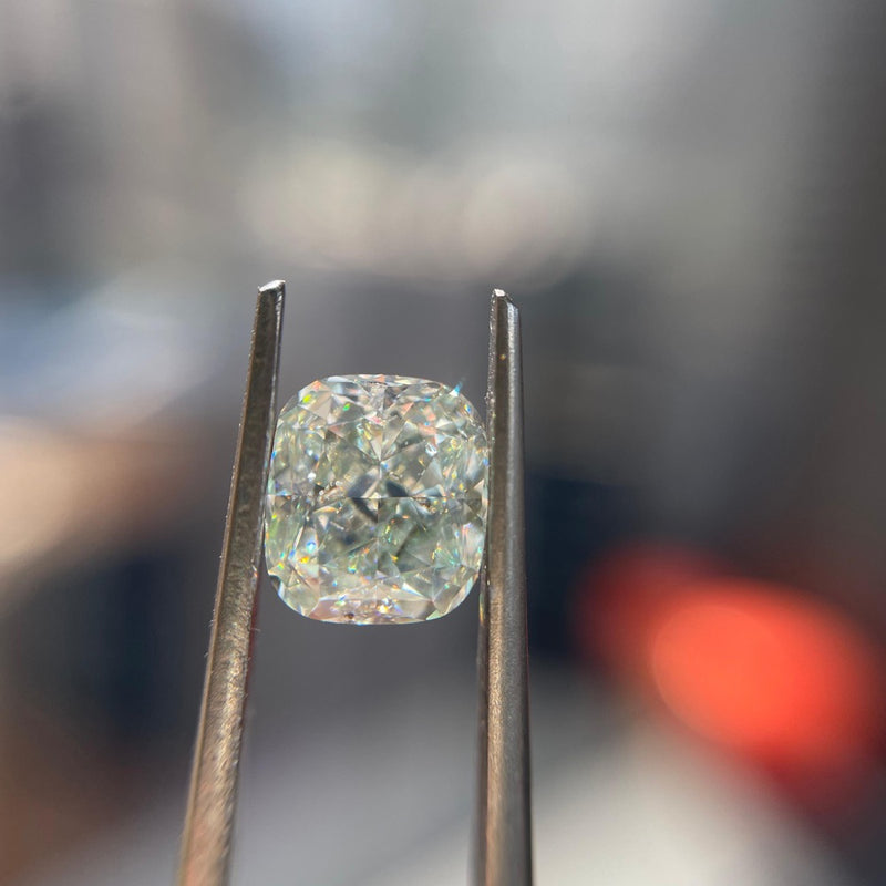 GIA 彩鑽 綠鑽 1.17ct Fancy Light Green