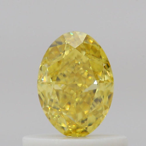 GIA Fancy Colour Diamond 0.63ct Fancy Vivid Yellow