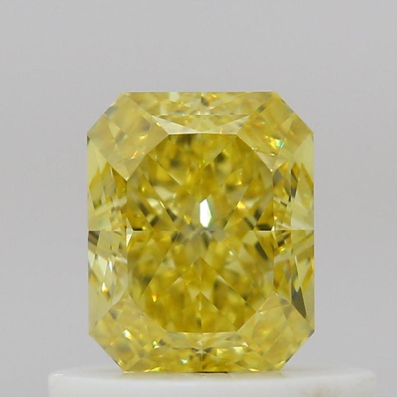 GIA 彩鑽 黃鑽 0.6ct Fancy Intense Yellow