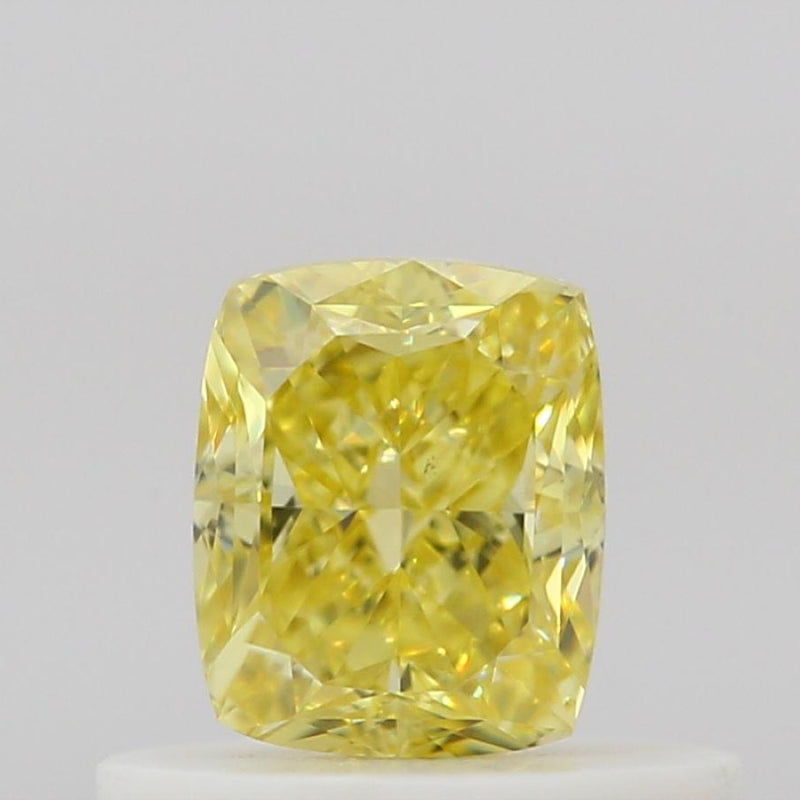 GIA 彩鑽 黃鑽 0.5ct Fancy Intense Yellow