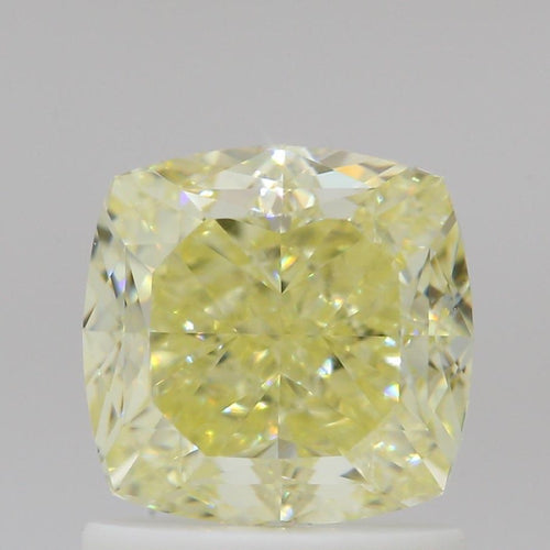 GIA 彩鑽 黃鑽 1.36ct Fancy Light Yellow