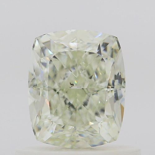 GIA 彩鑽 綠鑽 0.82ct Light Yellow-green