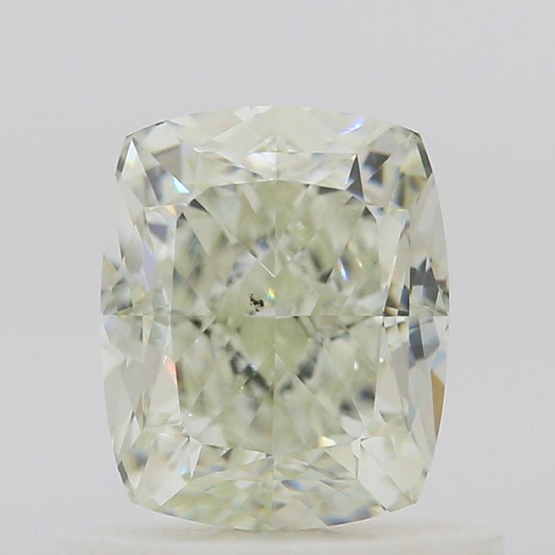 GIA 彩鑽 綠鑽 0.82ct Light Yellow-green