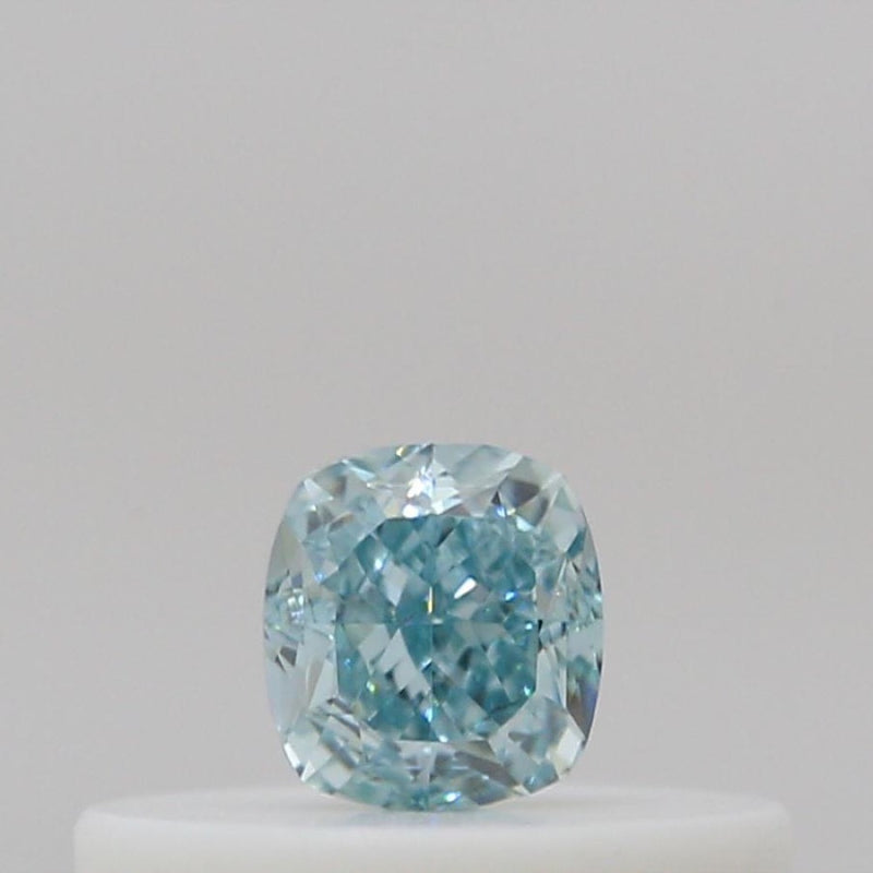 GIA 彩鑽 綠鑽 0.15ct Fancy Intense Blue-green