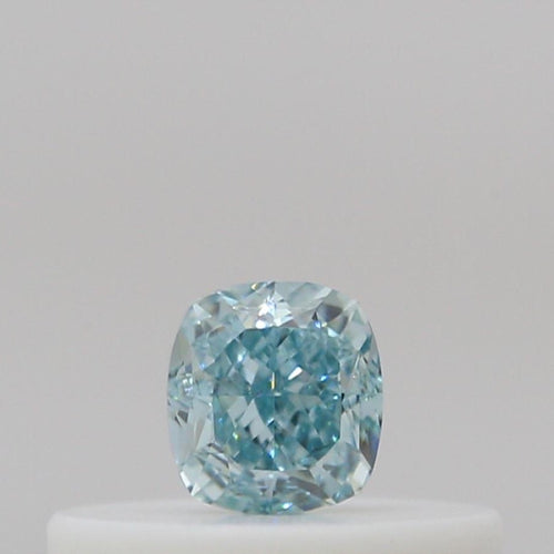 GIA 彩鑽 綠鑽 0.15ct Fancy Intense Blue-green