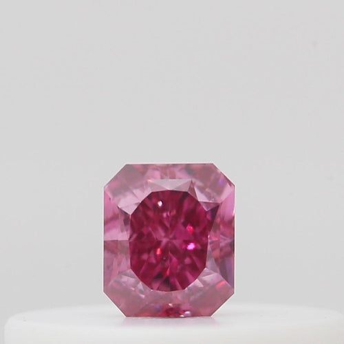 GIA 彩鑽 粉紅鑽 0.1ct Fancy Vivid Pink