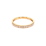 18K Rose Gold 0.16ct Diamond Ring
