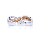 18K White Gold 0.38ct Pink Diamond Ring