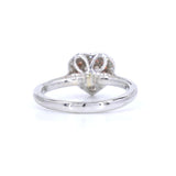 18K White Gold 0.19ct Pink Diamond Ring