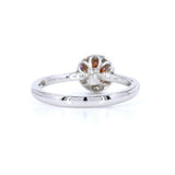 18K White Gold 0.05ct Pink Diamond Ring