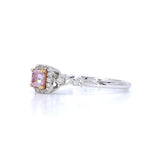 18K White Gold 0.30ct Fancy Pink Ring