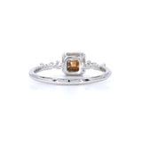 18K White Gold 0.30ct Fancy Pink Ring
