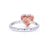 18K White Gold 1.00ct Pink Diamond Ring