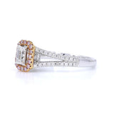 18K White Gold 0.30ct Pink Diamond Ring