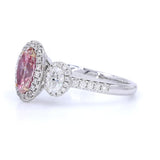 18K White Gold 1.20ct Fancy Pink Ring