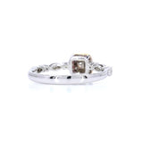 18K White Gold 0.21ct Fancy Pink Ring