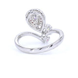18K White Gold 0.26ct Fancy Pink Ring