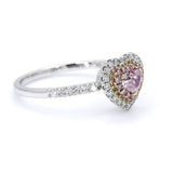 18K White Gold 0.31ct Pink Diamond Ring