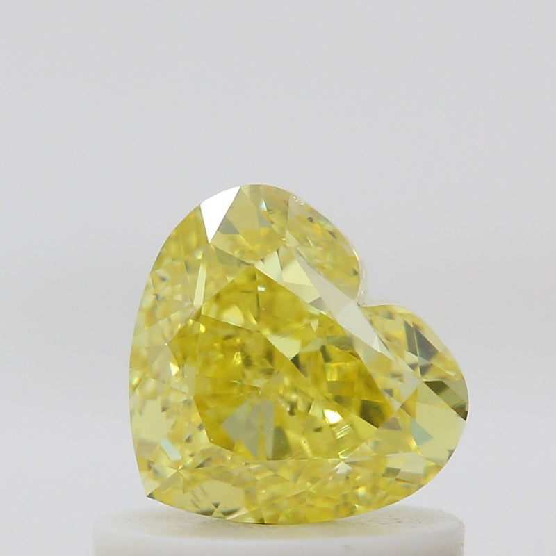 GIA 彩鑽 黃鑽 0.81ct Fancy Intense Yellow