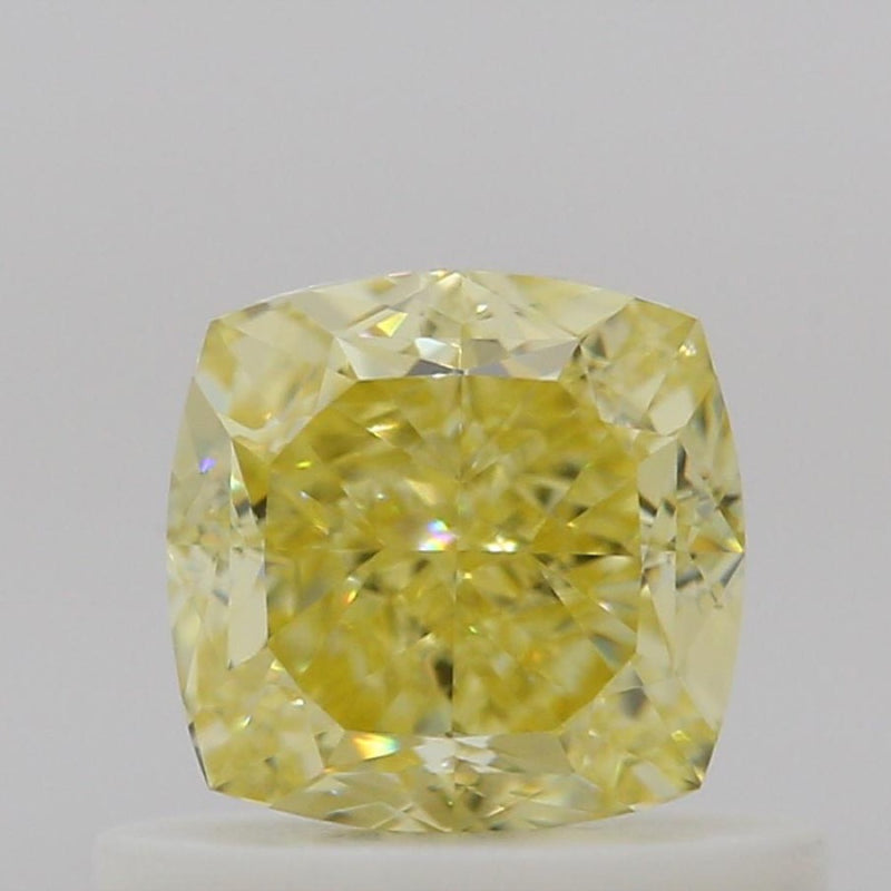 GIA 彩鑽 黃鑽 0.65ct Fancy Intense Yellow