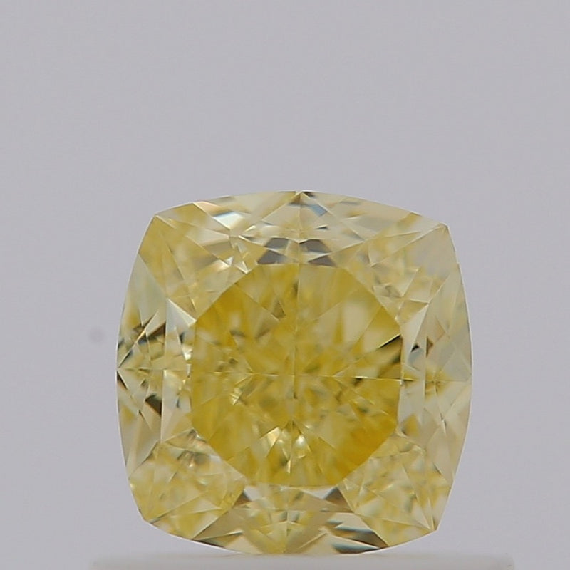 GIA 彩鑽 黃鑽 0.85ct Fancy Intense Yellow