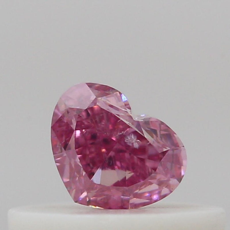 GIA 彩鑽 粉紅鑽 0.25ct Fancy Vivid Purplish Pink