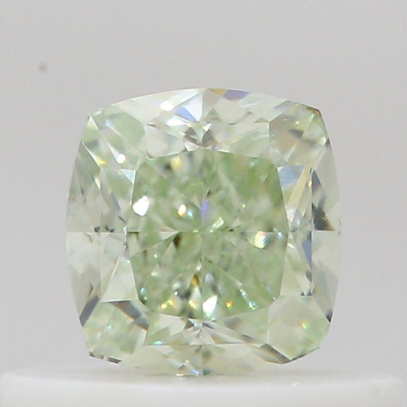 GIA 彩鑽 綠鑽 0.49ct Fancy Yellowish Green