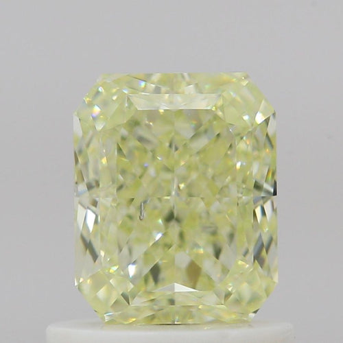 GIA 彩鑽 黃鑽 1.01ct Light Greenish Yellow
