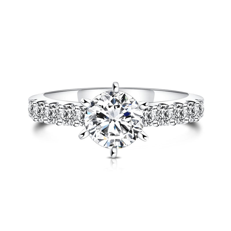 18K Diamond Ring Setting R135