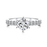 18K Diamond Ring Setting R135