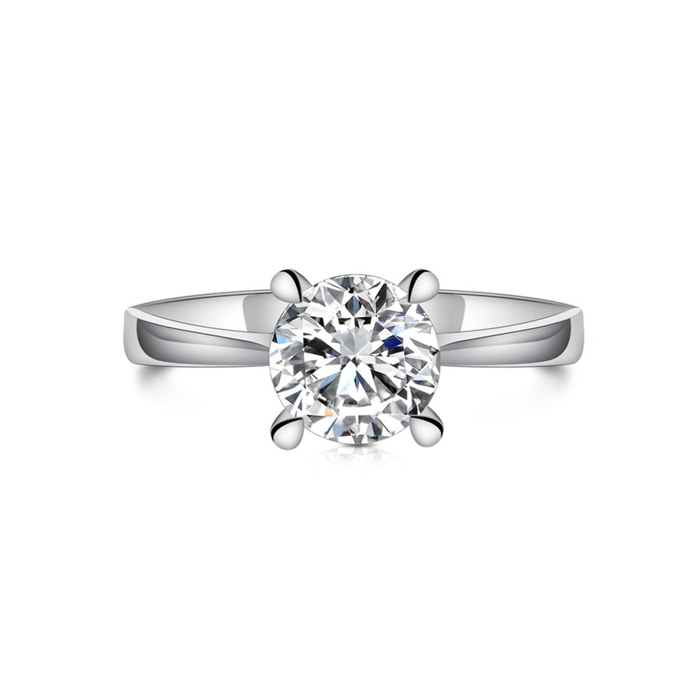 18K Plain Ring Setting R16