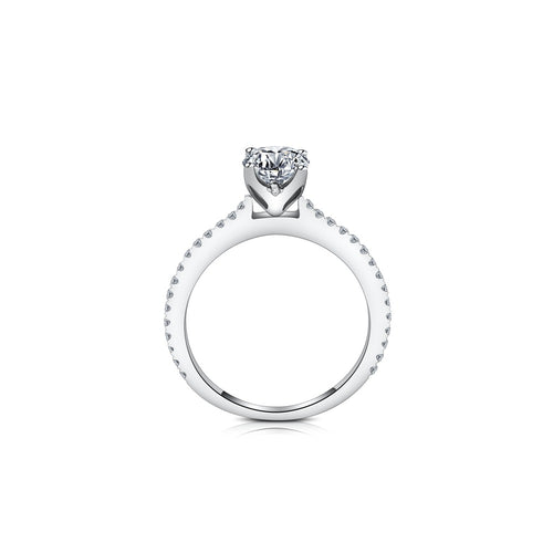 18K Diamond Ring Setting R17-2