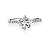 18K Plain Ring Setting R201