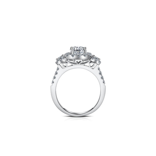 18K Diamond Ring Setting R2016