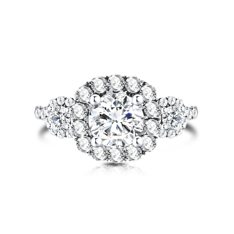18K Diamond Ring Setting R2016